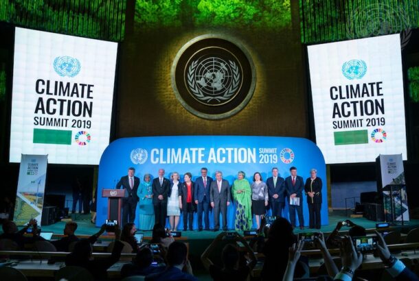 Opening of UN Climate Action Summit in 2019.